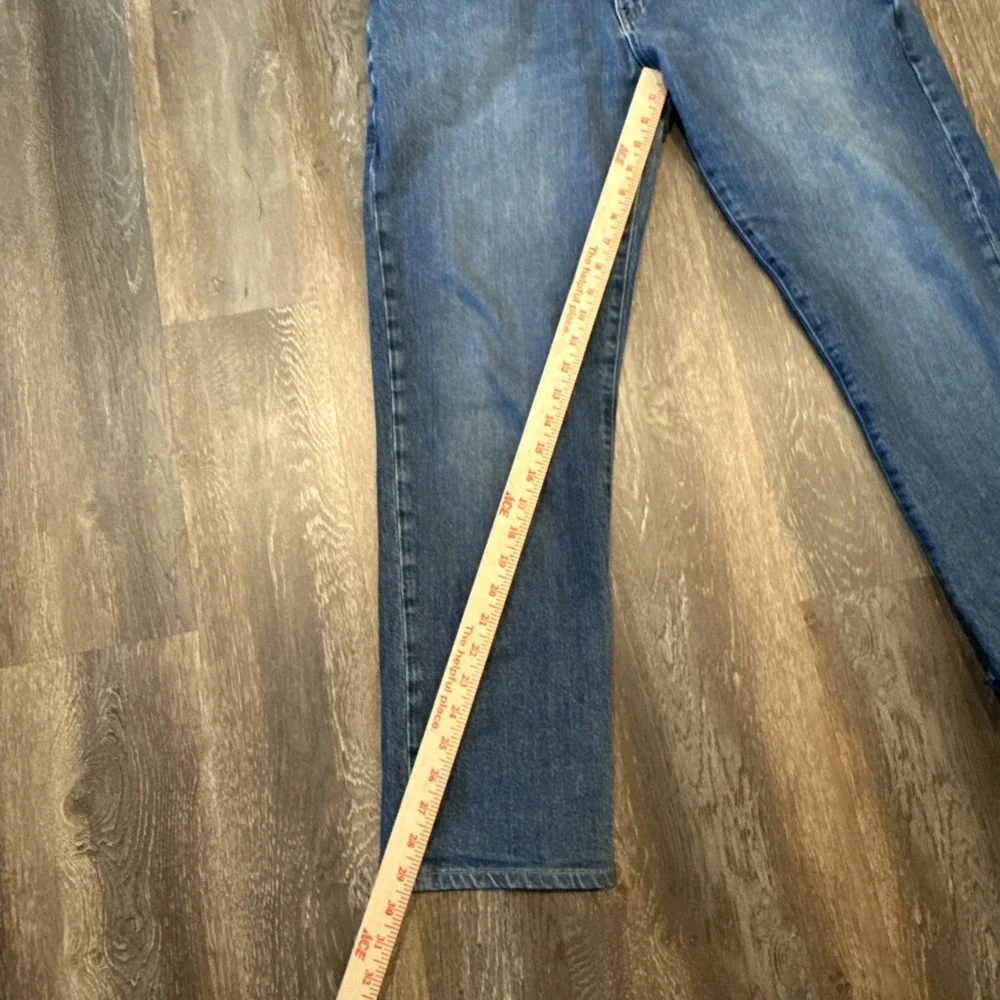 Aviator Jeans Mens 36 Blue Denim Stretch Made in USA Classic Five Pocket Travel